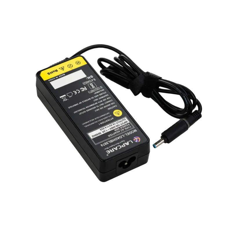 Lapcare Laptop Adapter Compatible For HP 90w | 19.5v/4.62a | 4.5mm x 3.0mm Blue Pin view 5